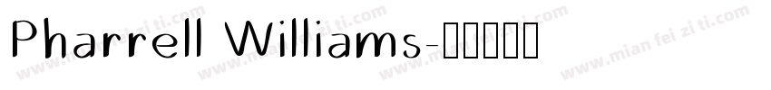 Pharrell Williams字体转换